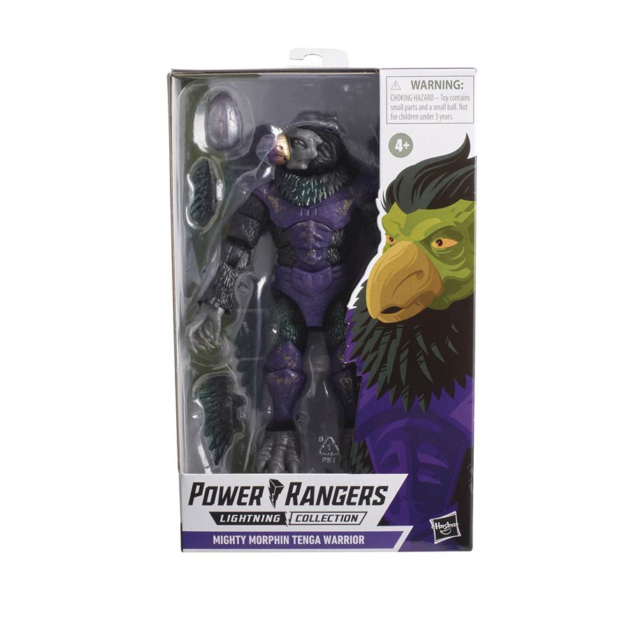 Power Rangers Lightning Series Wave 10 6-Inch Action Figure - Mighty Morphin Power Rangers Tenga Warrior