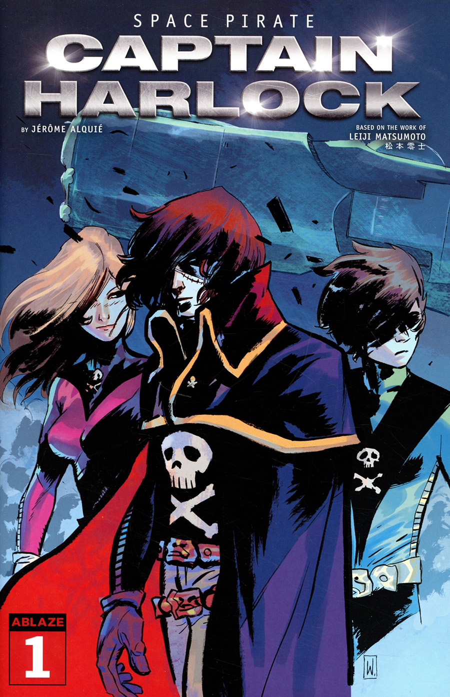 Space Pirate Captain Harlock #1 Cover K Incentive Werther Dell Edera Variant Cover