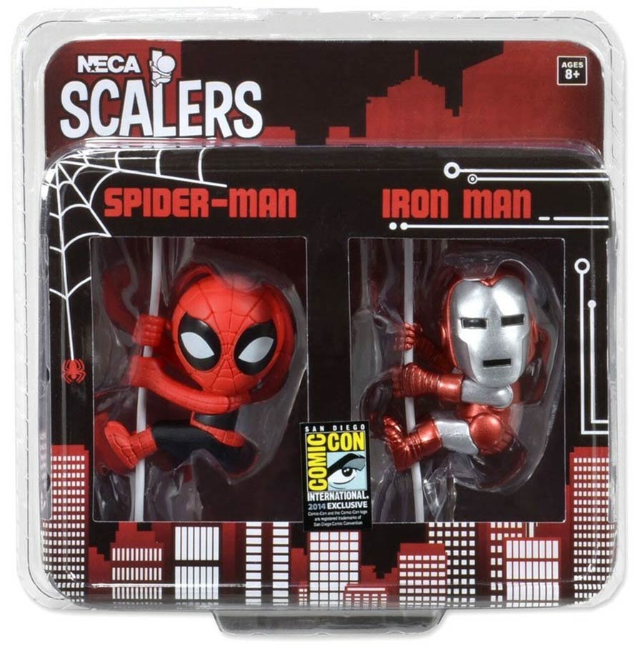 Marvel Scalers Spider-Man & Iron Man SDCC 2014 Exclusive Cable Grips