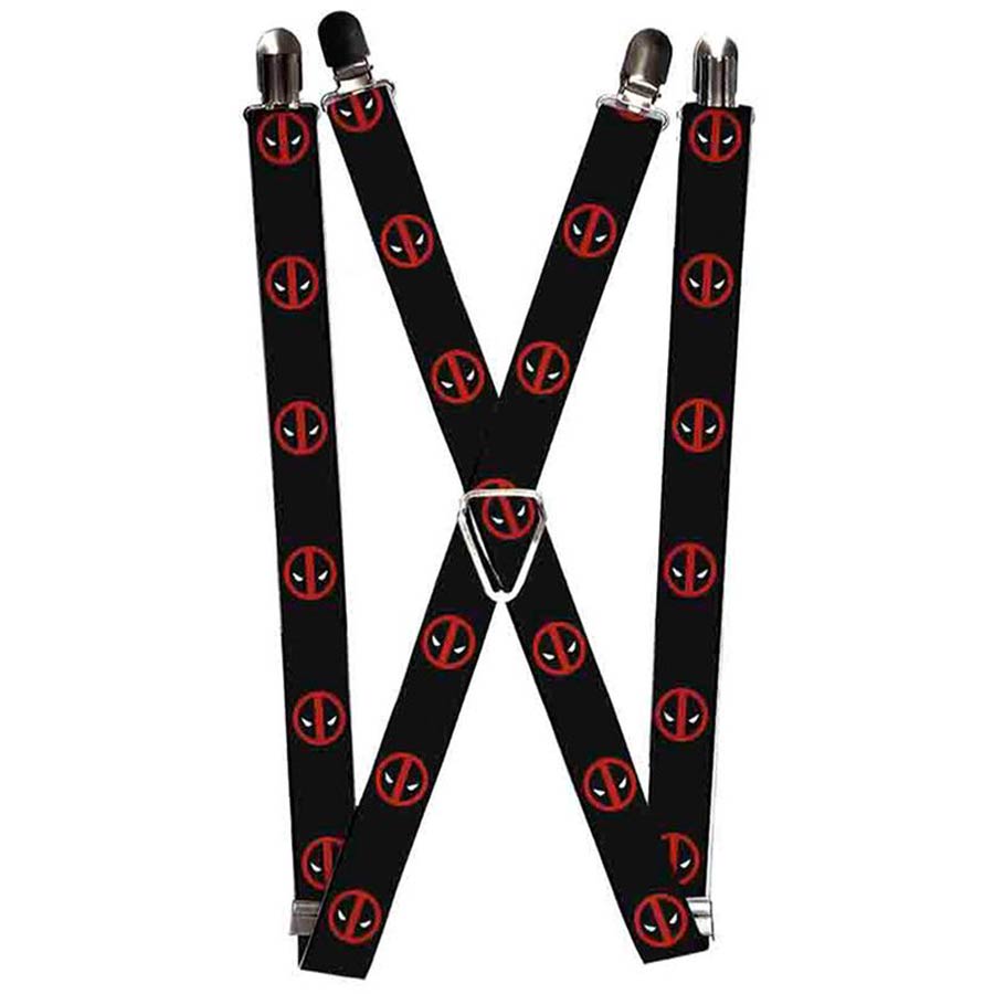 Deadpool One Size Adjustable Suspenders