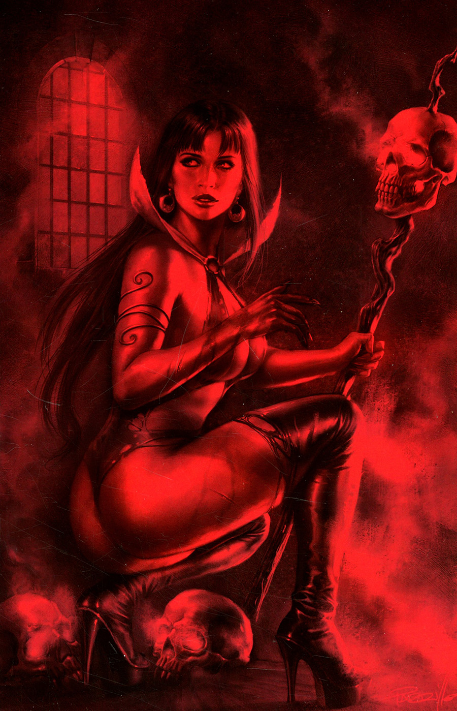 Vengeance Of Vampirella Vol 2 #19 Cover K Incentive Lucio Parrillo Tint Virgin Cover