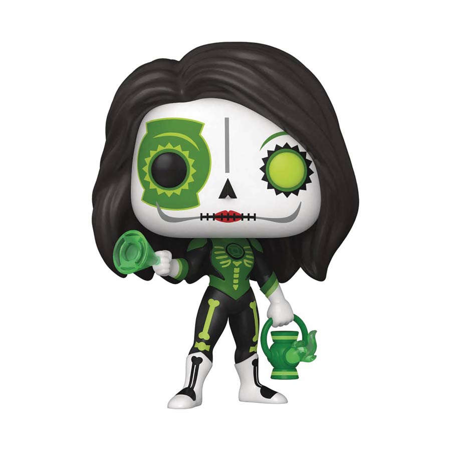 POP Heroes Dia De Los DC Green Lantern Jessica Cruz Vinyl Figure