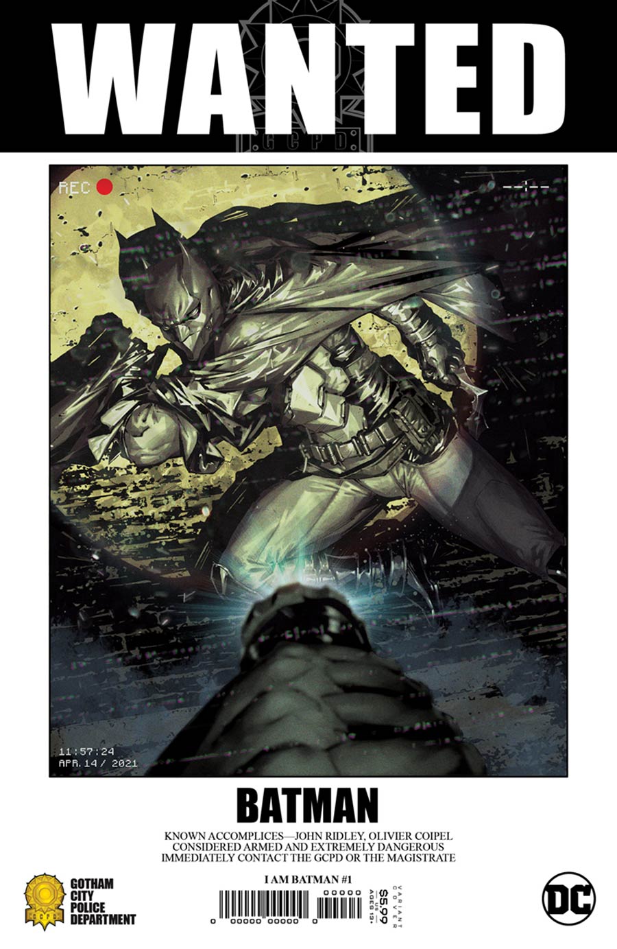 I Am Batman #1 Cover E Incentive Kael Ngu Card Stock Variant Cover