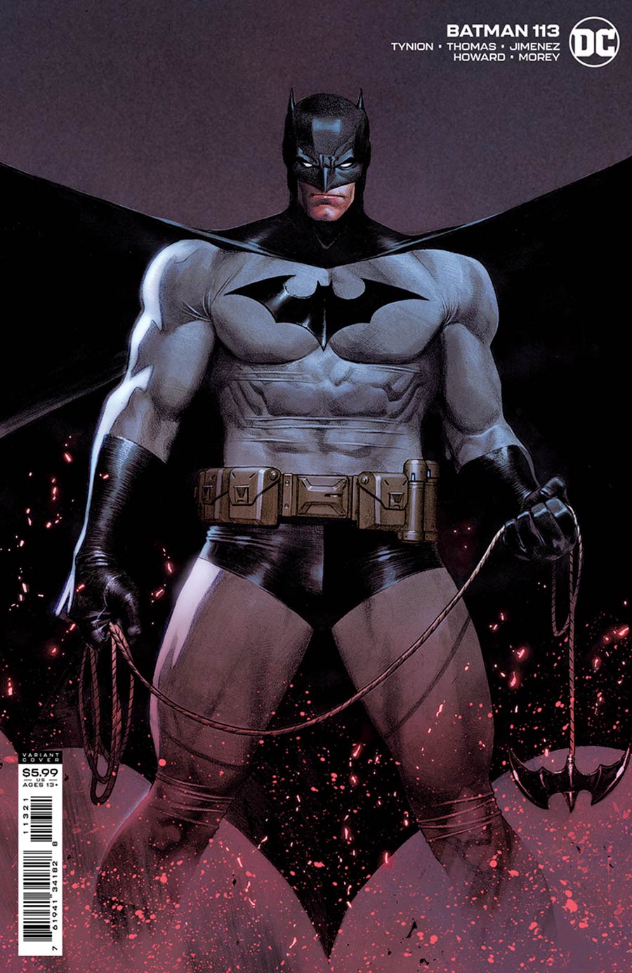 Batman Vol 3 #113 Cover B Variant Jorge Molina Card Stock Cover (Fear State Tie-In)