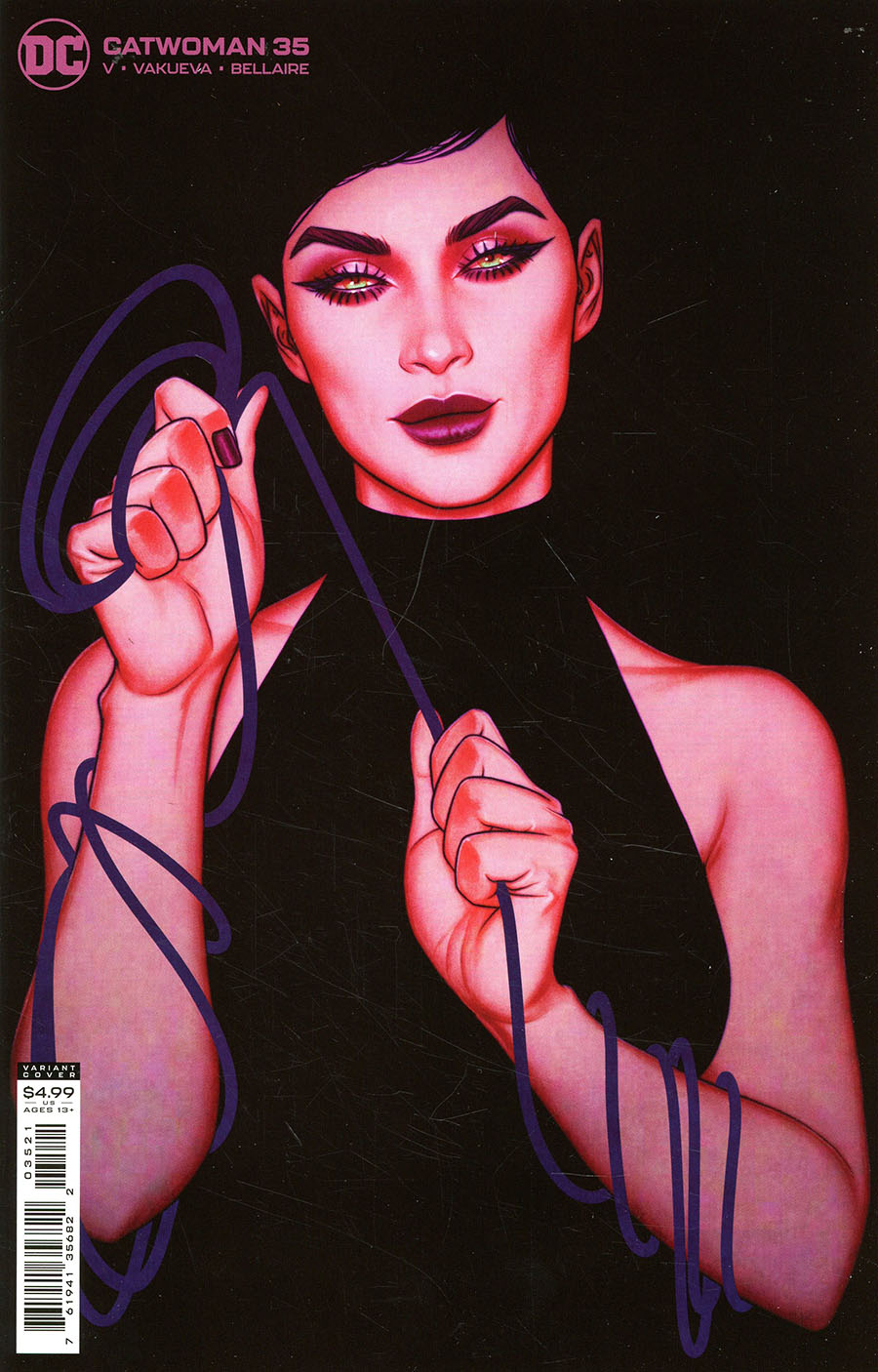 Catwoman Vol 5 #35 Cover B Variant Jenny Frison Card Stock Cover (Fear State Tie-In)