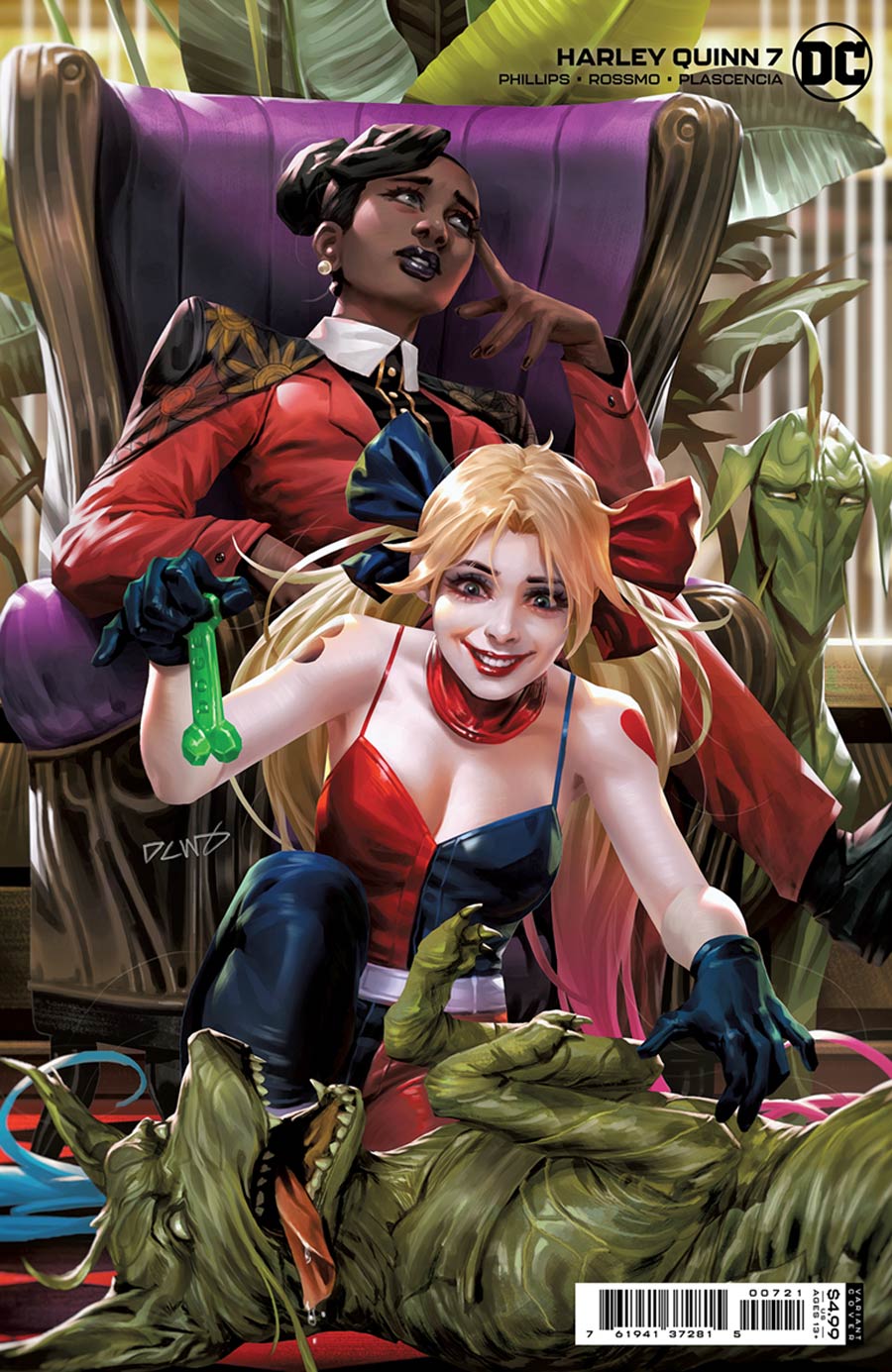 Harley Quinn Vol 4 #7 Cover B Variant Derrick Chew Card Stock Cover (Fear State Tie-In)