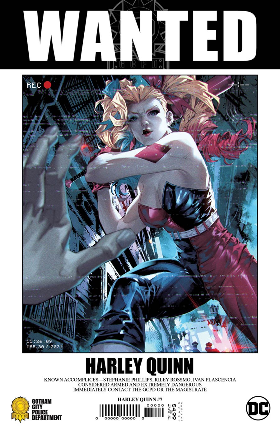 Harley Quinn Vol 4 #7 Cover C Incentive Kael Ngu Card Stock Variant Cover (Fear State Tie-In)