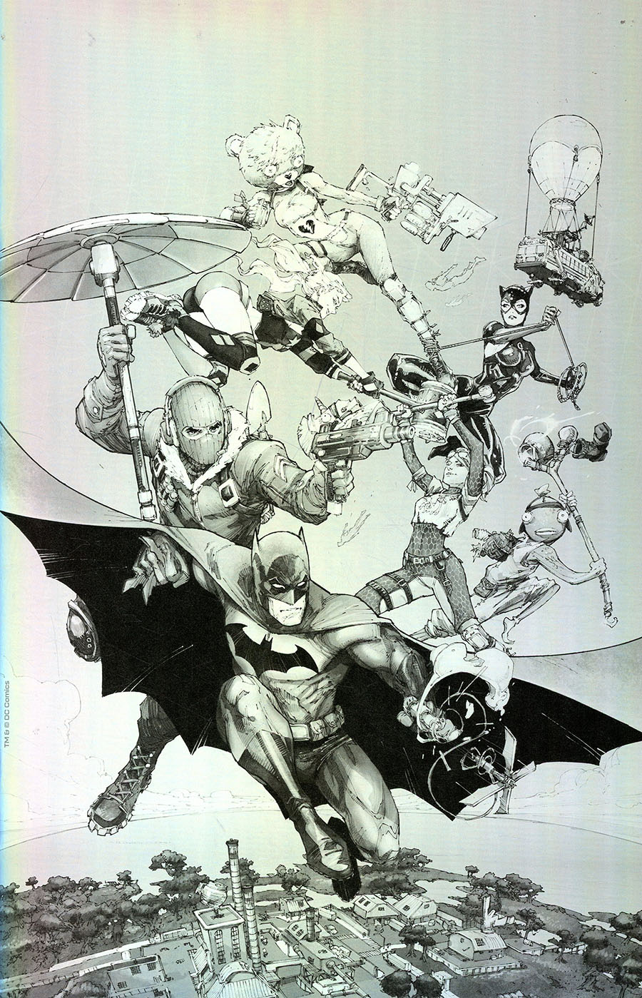 Batman Fortnite Zero Point Batman Day Special Edition #1 Cover C Incentive Mikel Janin Monofoil Cover
