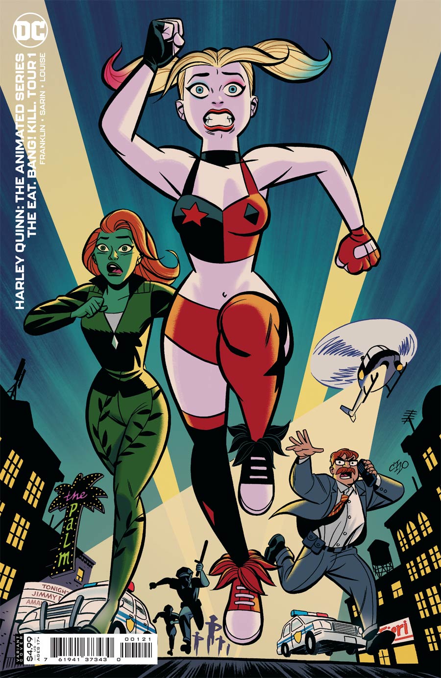 Harley Quinn The Animated Series The Eat Bang Kill Tour #1 Cover B Variant Michael Cho Card Stock Cover