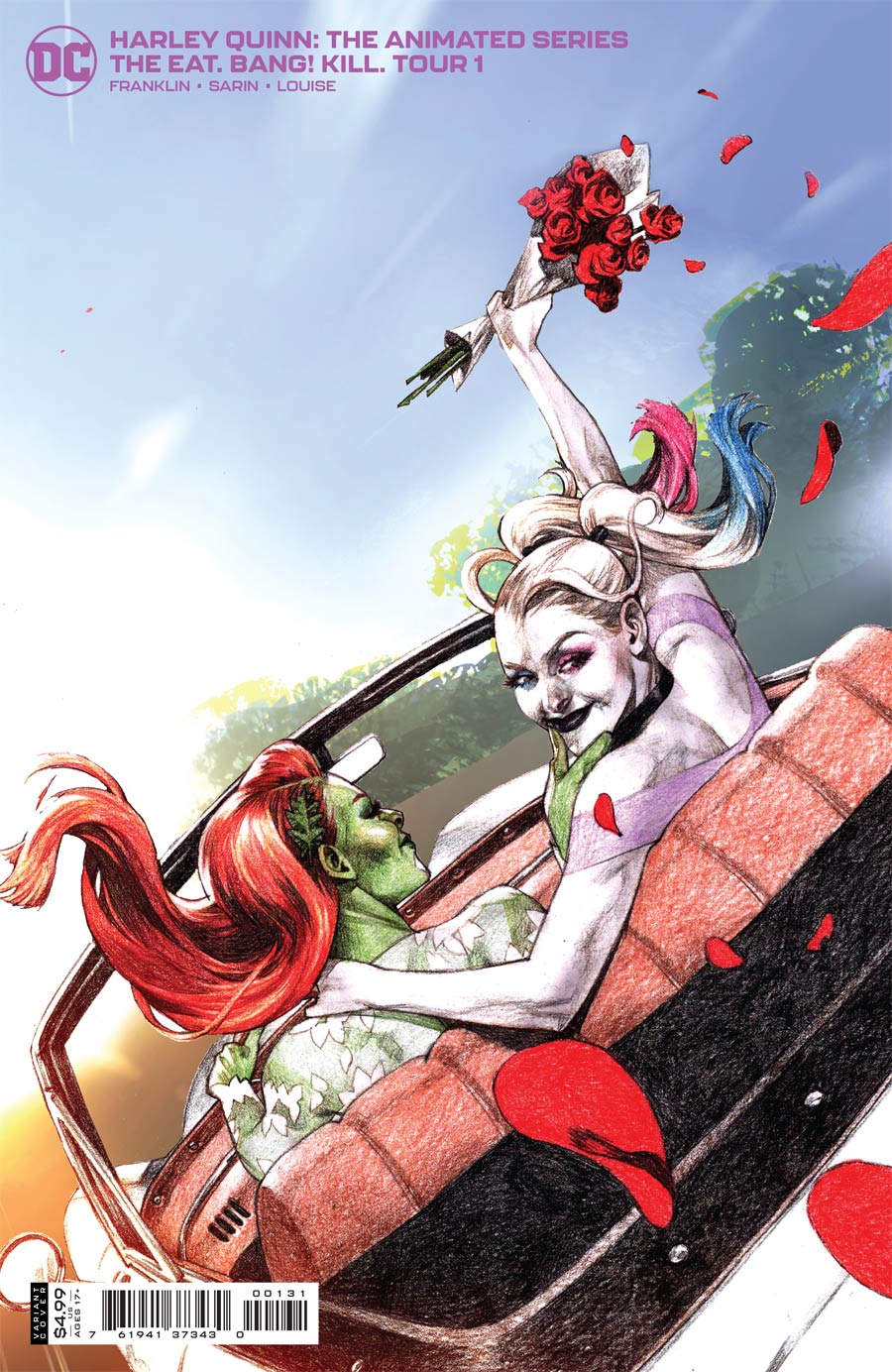 Harley Quinn The Animated Series The Eat Bang Kill Tour #1 Cover C Incentive Davi Card Stock Variant Cover