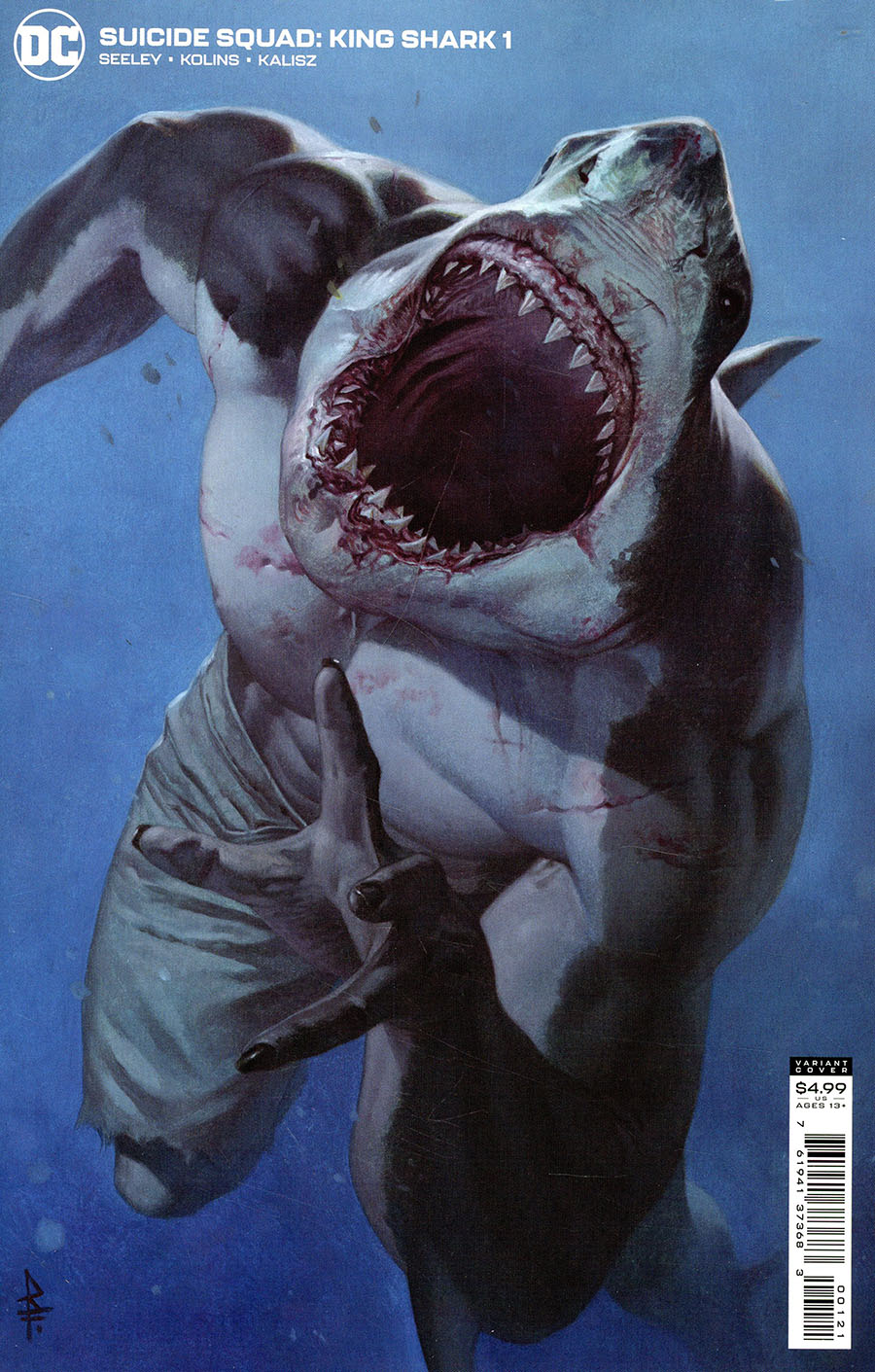 Suicide Squad King Shark #1 Cover B Variant Riccardo Federici Card Stock Cover