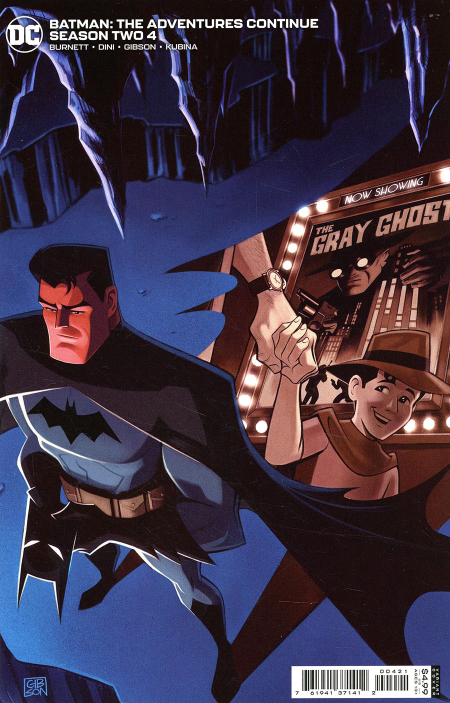 Batman The Adventures Continue Season II #4 Cover B Variant Jordan Gibson Card Stock Cover