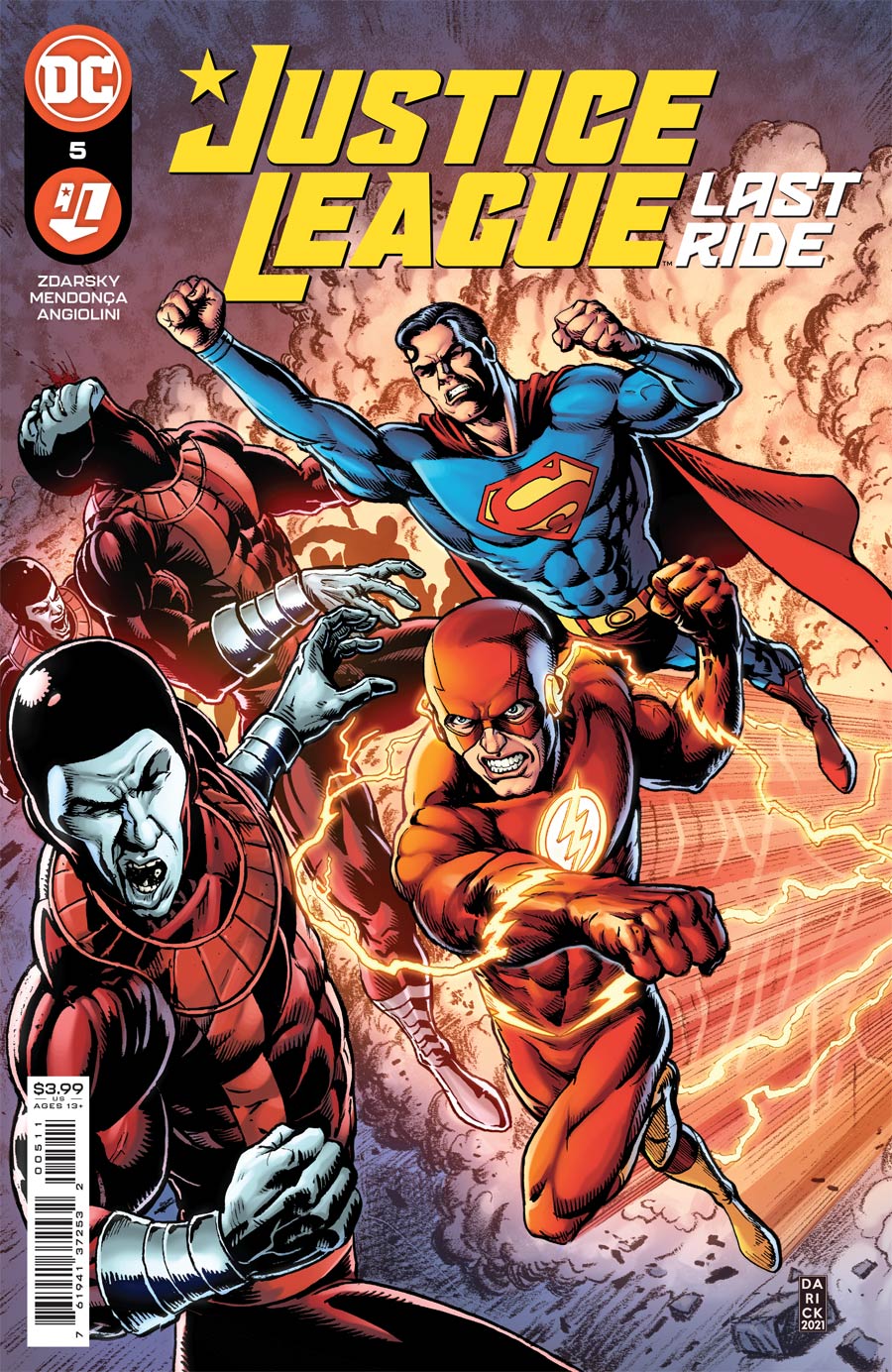 Justice League Last Ride #5 Cover A Regular Darick Robertson Cover