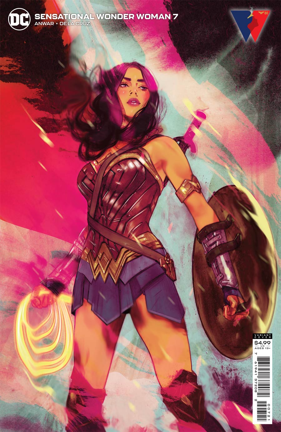 Sensational Wonder Woman #7 Cover B Variant Tula Lotay Card Stock Cover