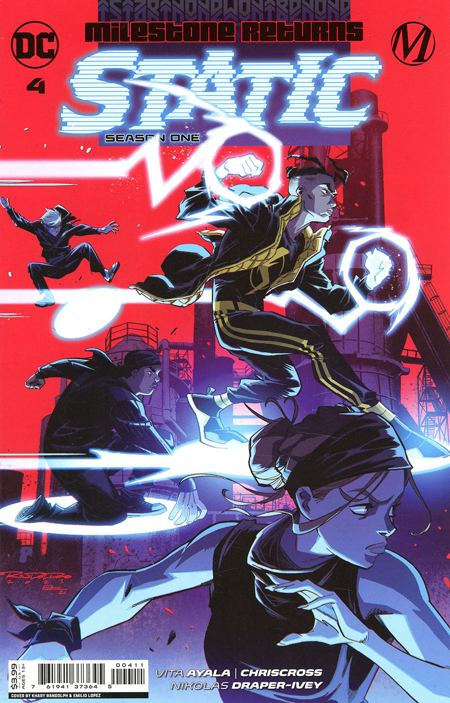 Static Season One #4 Cover A Regular Khary Randolph Cover