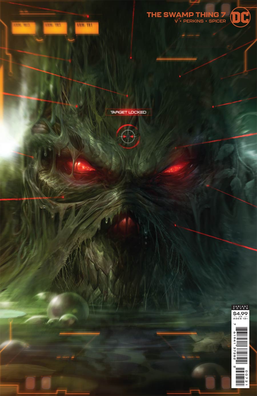 Swamp Thing Vol 7 #7 Cover B Variant Francesco Mattina Card Stock Cover