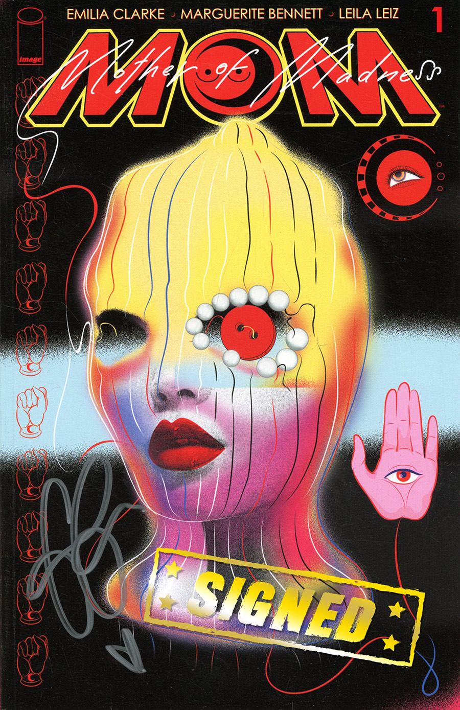 M.O.M. Mother Of Madness #1 Cover I Incentive Signed By Emilia Clarke