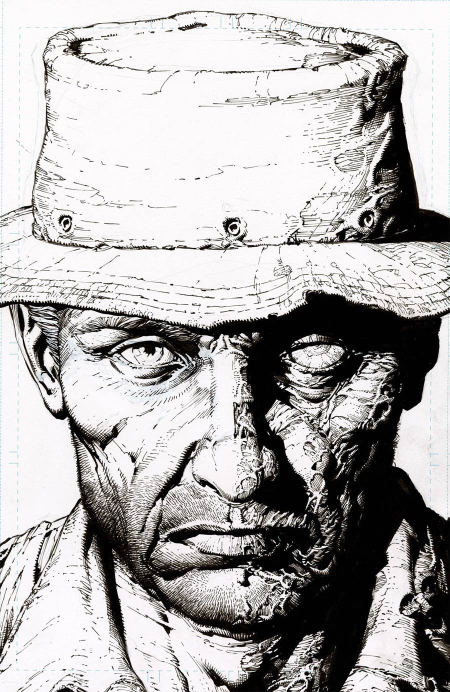 Walking Dead Deluxe #8 Cover E 2nd Ptg Incentive David Finch Raw Variant Cover