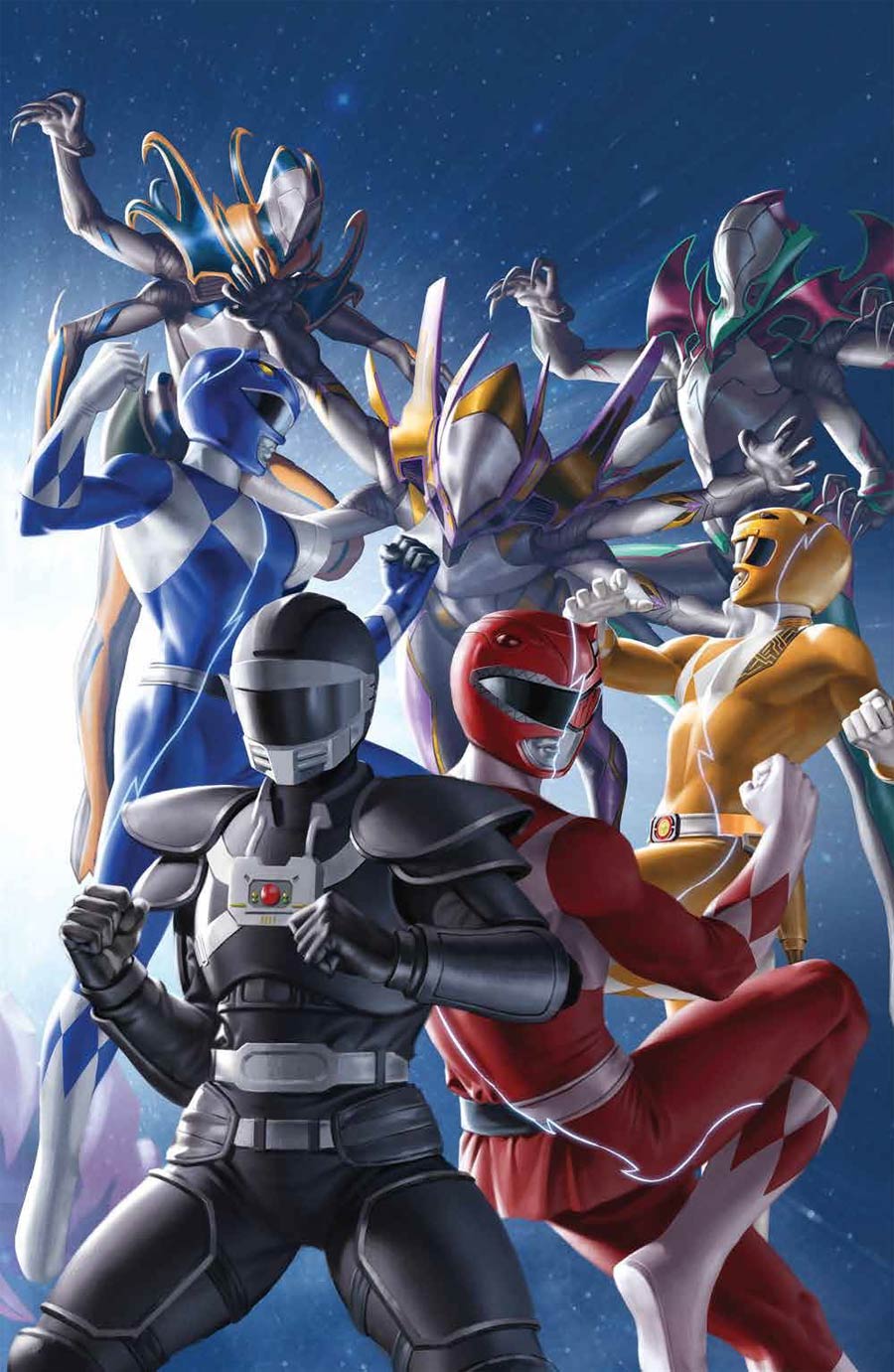 Power Rangers Unlimited Edge Of Darkness #1 (One Shot) Cover E Incentive Junggeun Yoon Connecting Virgin Cover