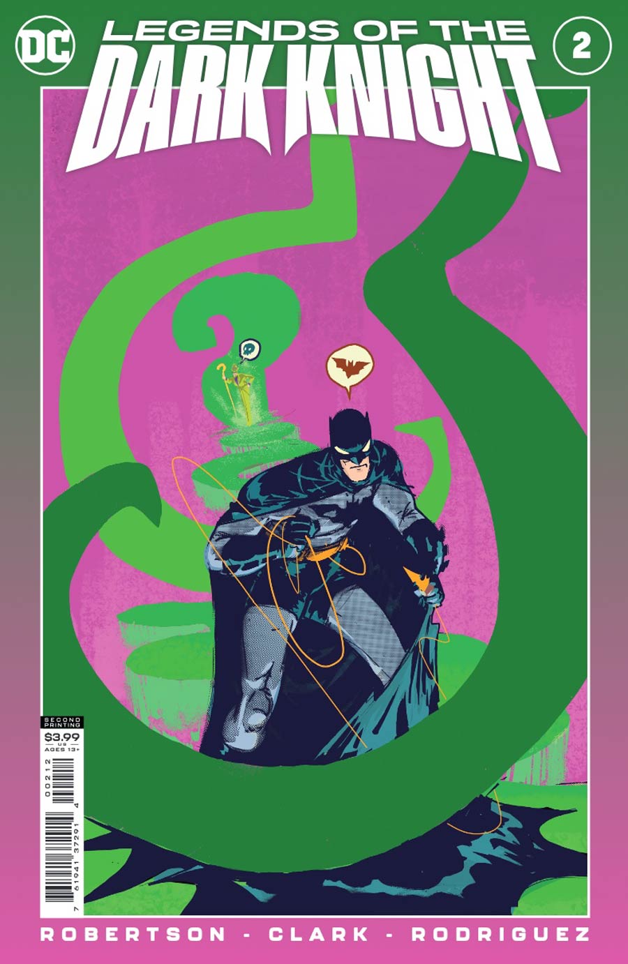 Legends Of The Dark Knight Vol 2 #2 Cover D 2nd Ptg Riley Rossmo Recolored Variant Cover