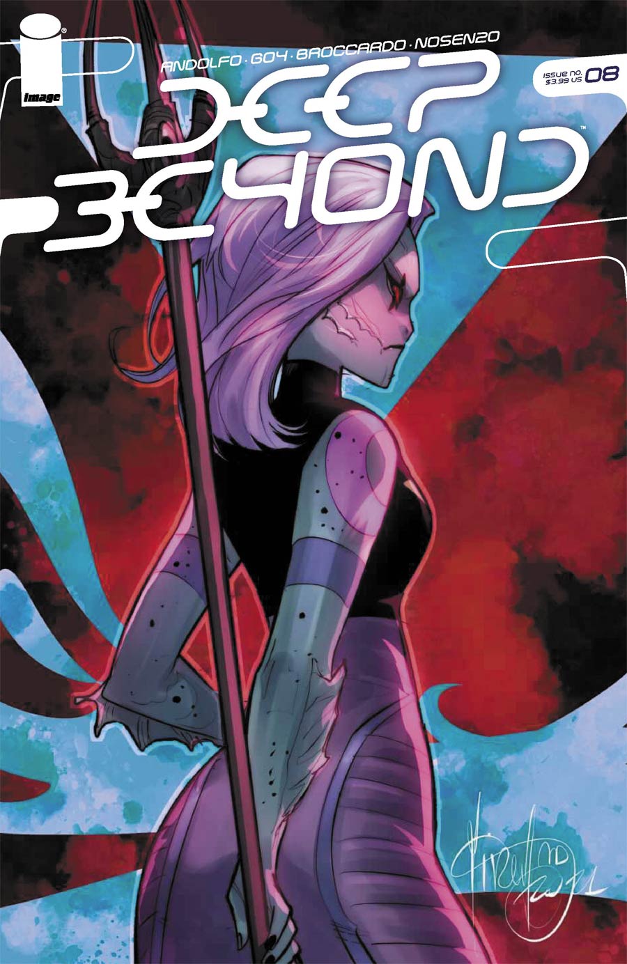 Deep Beyond #8 Cover B Variant Mirka Andolfo Cover