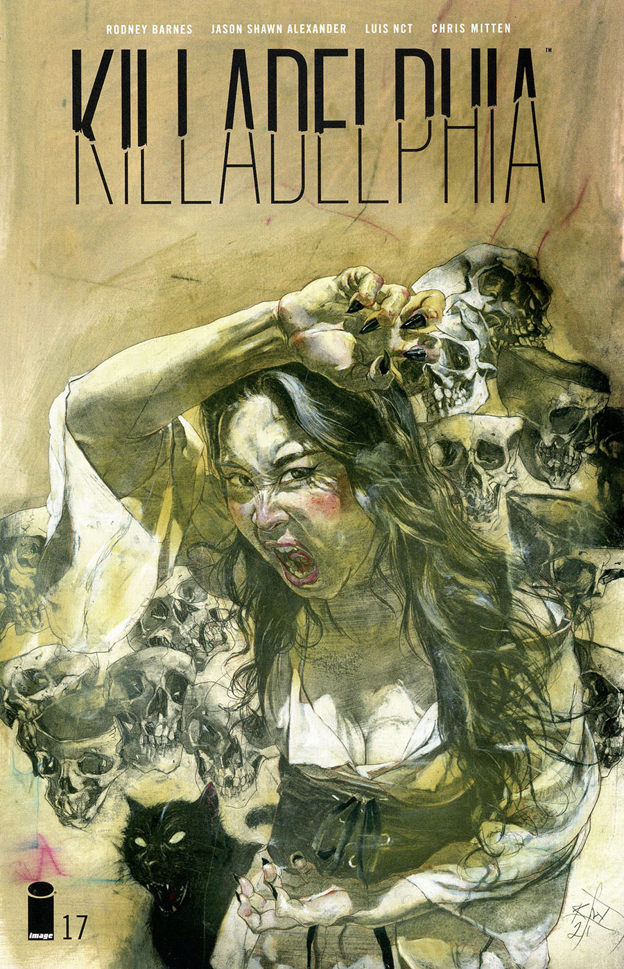 Killadelphia #17 Cover B Variant Kent Williams Cover