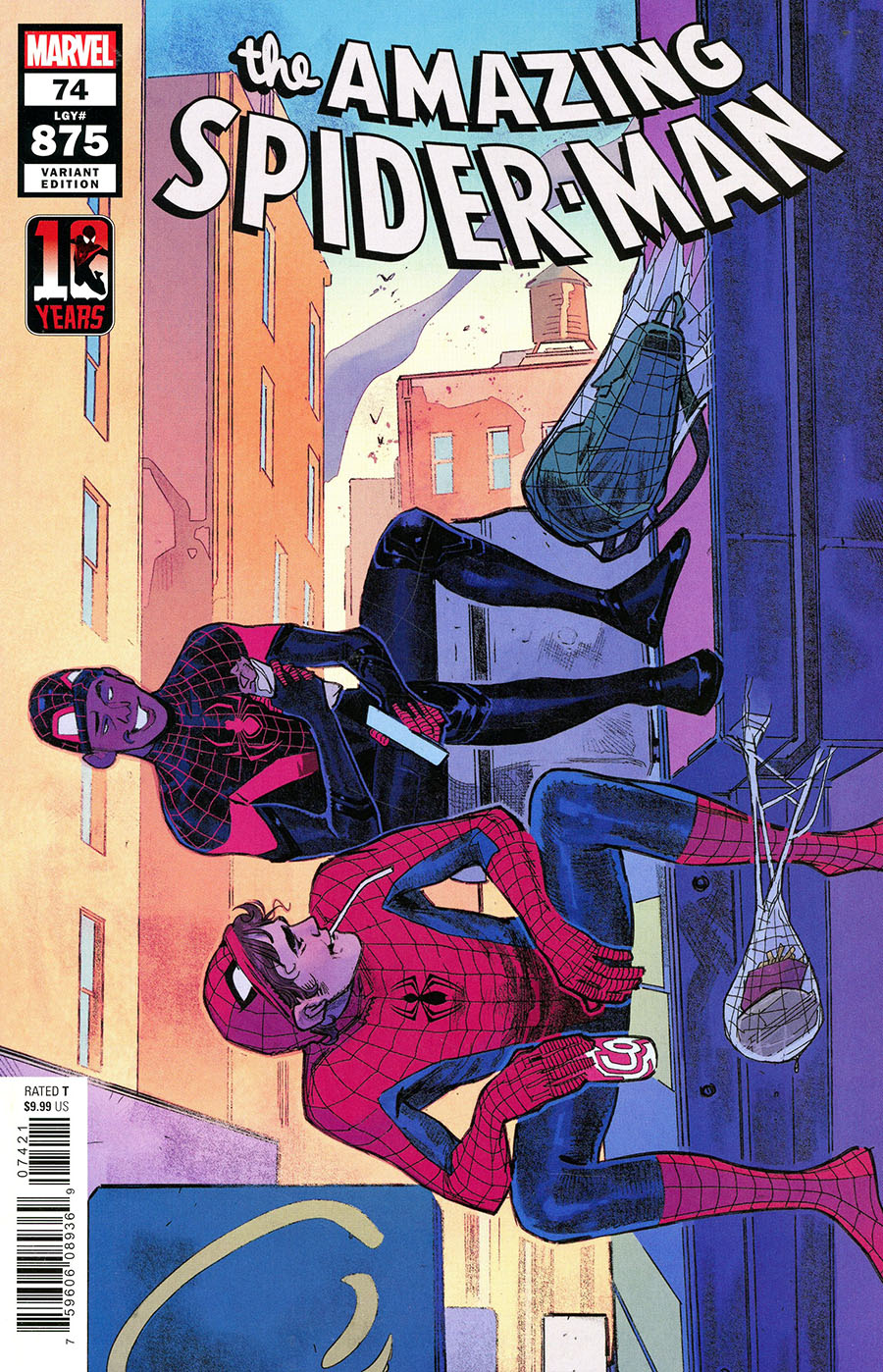 Amazing Spider-Man Vol 5 #74 Cover B Variant Sara Pichelli Miles Morales Spider-Man 10th Anniversary Cover (#875)