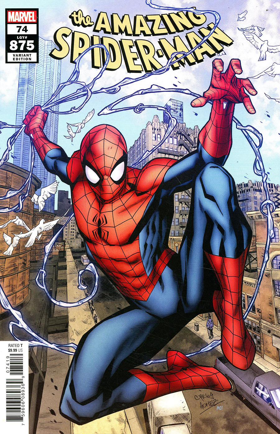 Amazing Spider-Man Vol 5 #74 Cover J Variant Carlos Gomez Cover (#875)