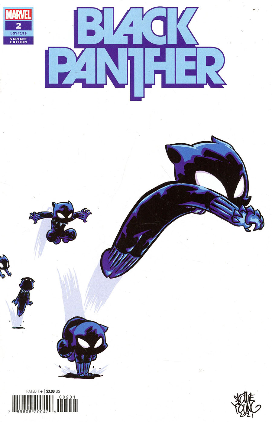 Black Panther Vol 8 #2 Cover D Variant Skottie Young Cover