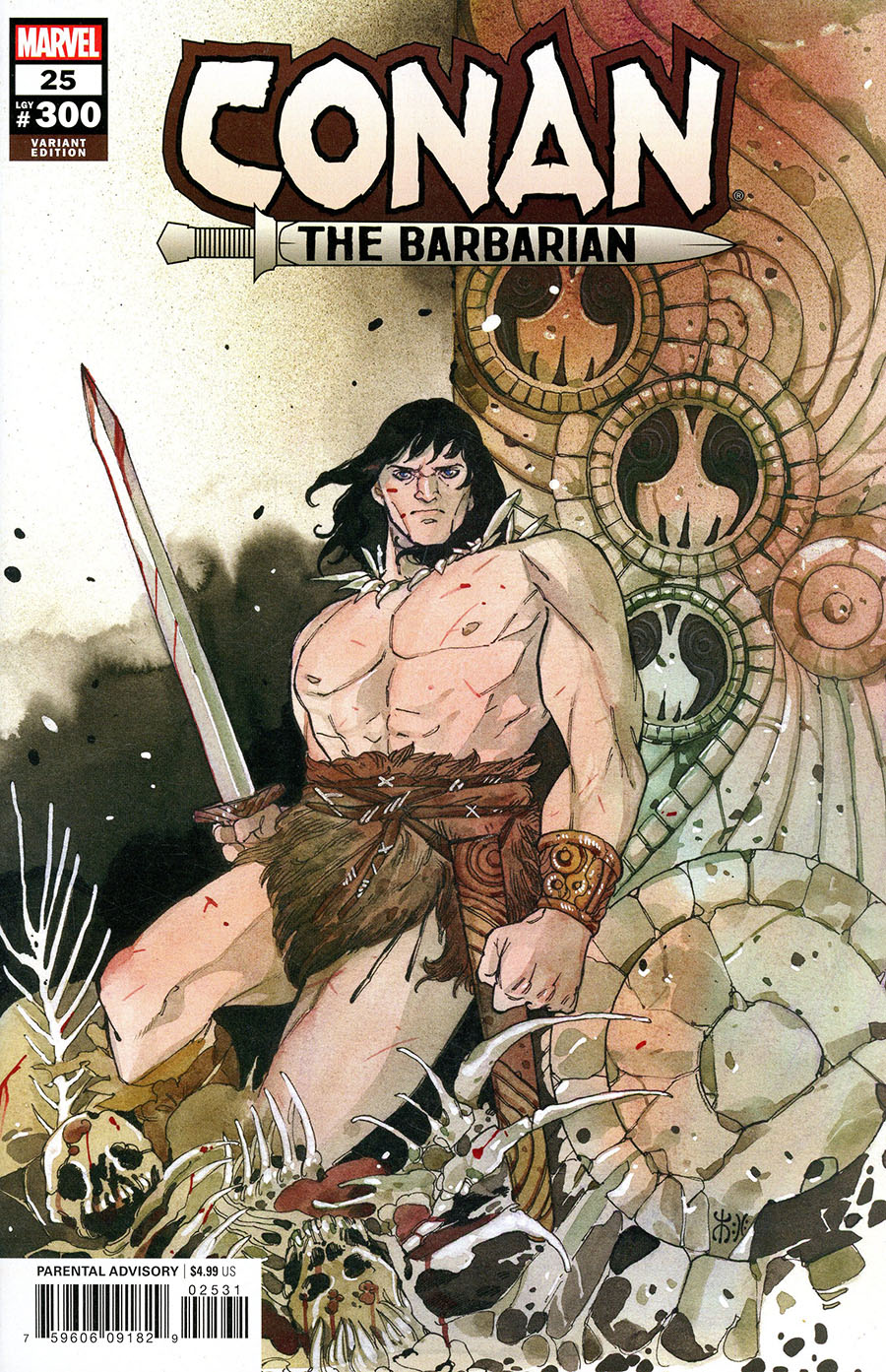 Conan The Barbarian Vol 4 #25 Cover B Variant Peach Momoko Cover (#300)