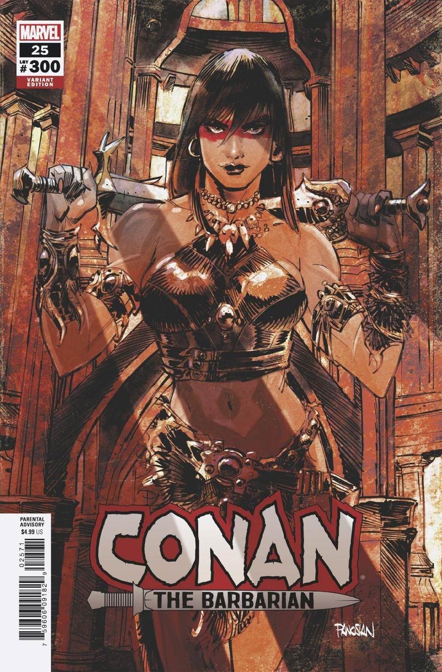 Conan The Barbarian Vol 4 #25 Cover C Variant Dan Panosian Cover (#300)
