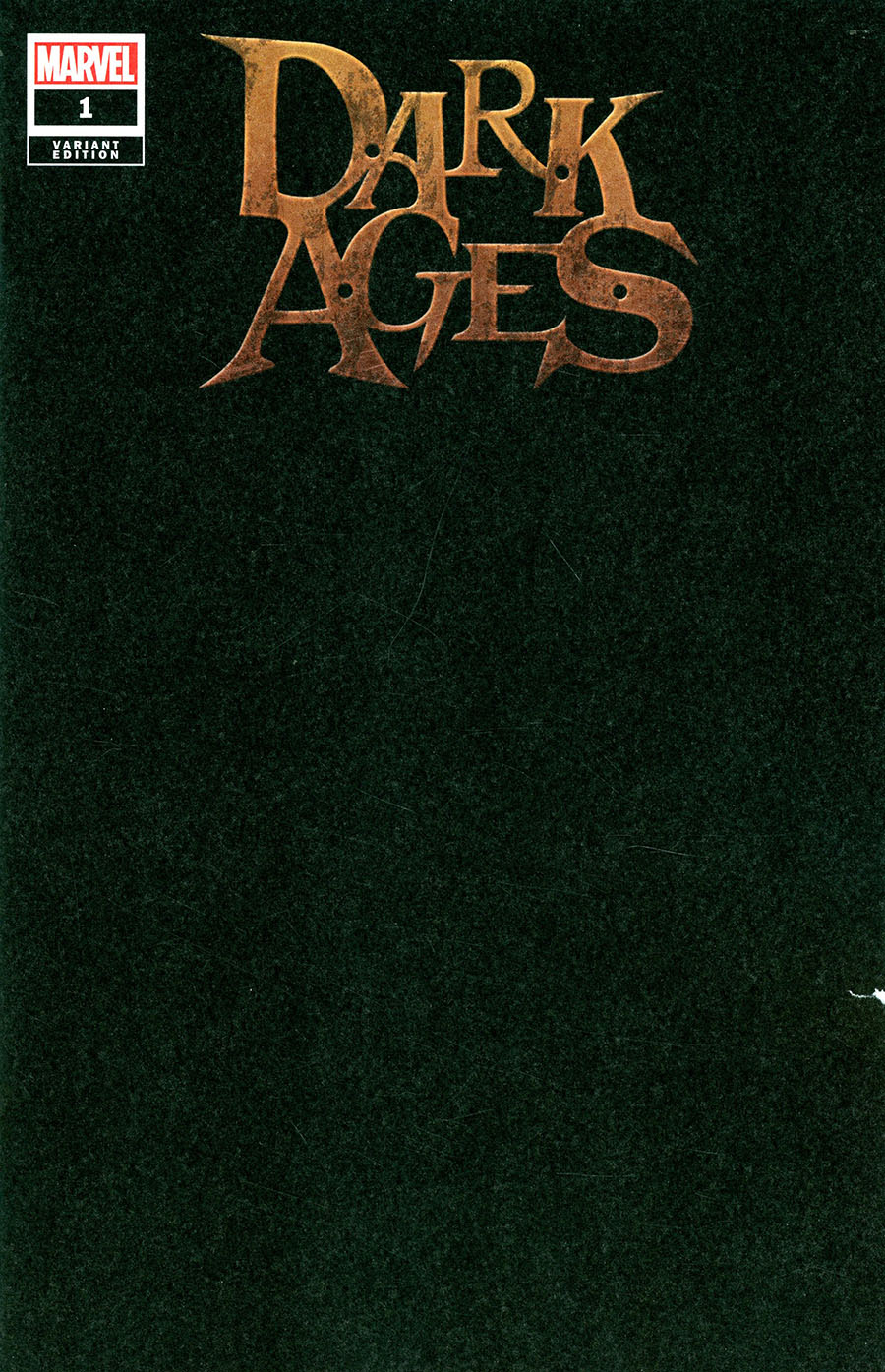 Dark Ages #1 Cover E Variant Black Blank Cover