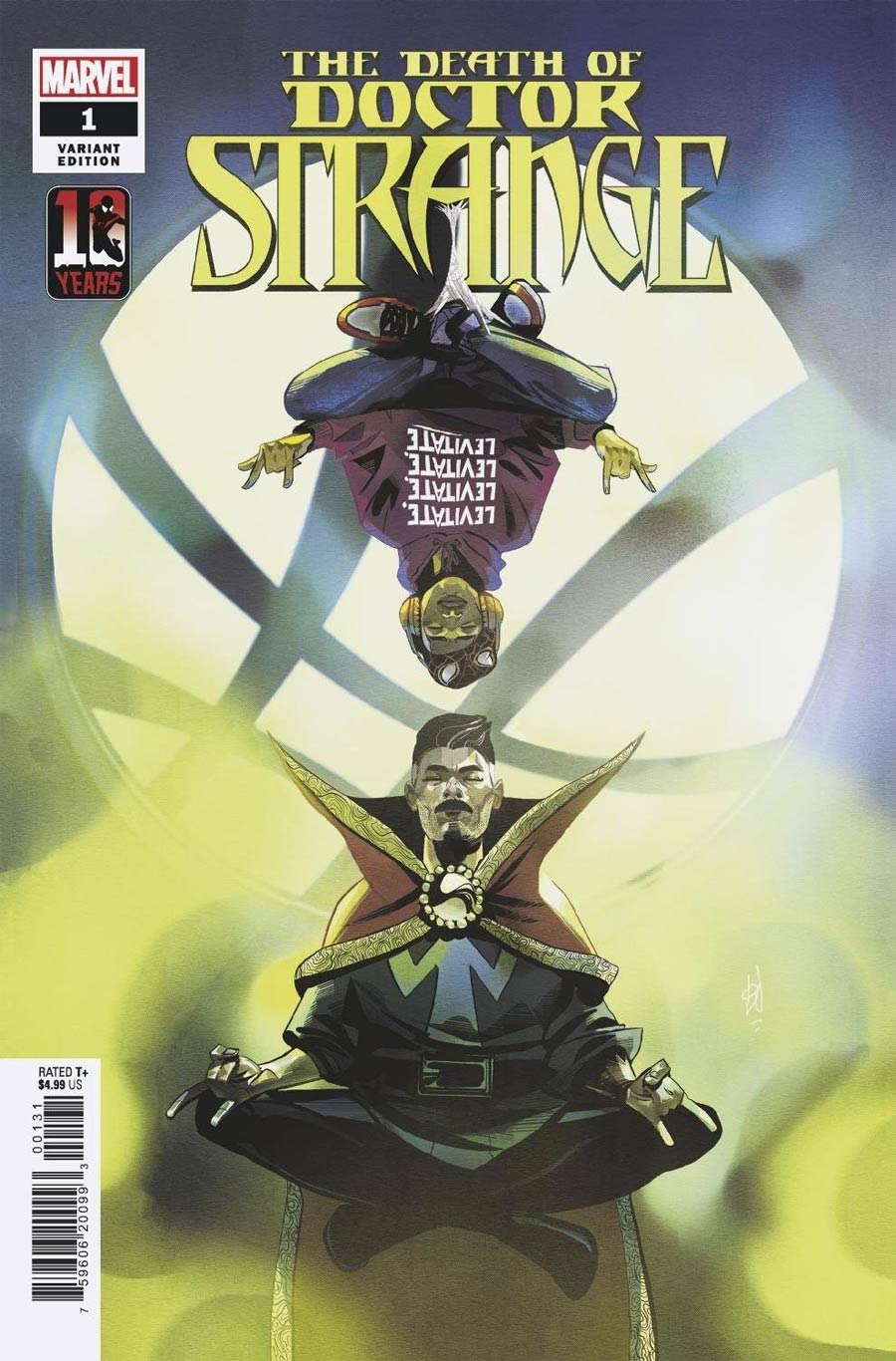 Death Of Doctor Strange #1 Cover B Variant Mike Del Mundo Miles Morales Spider-Man 10th Anniversary Cover