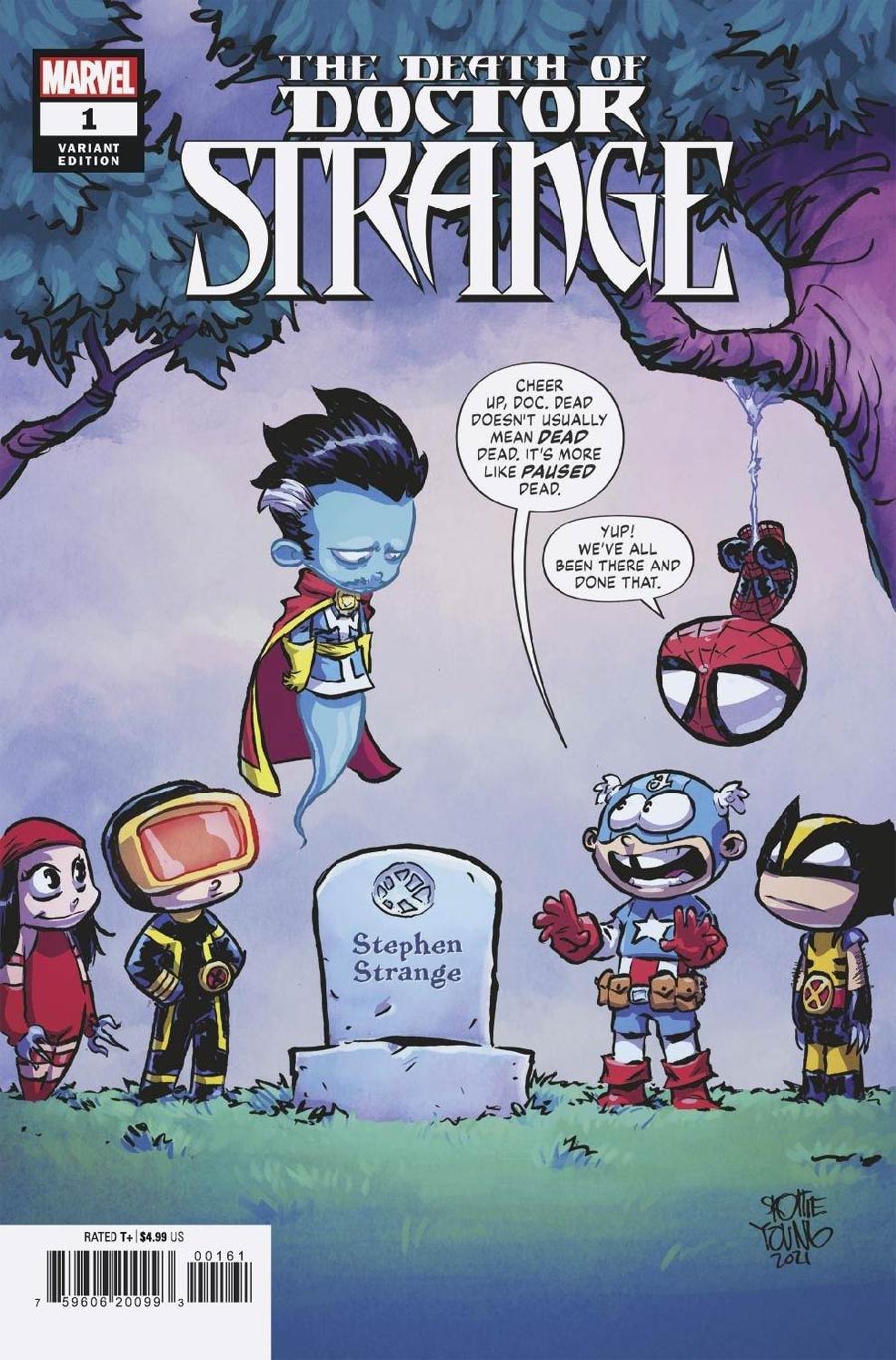 Death Of Doctor Strange #1 Cover E Variant Skottie Young Cover
