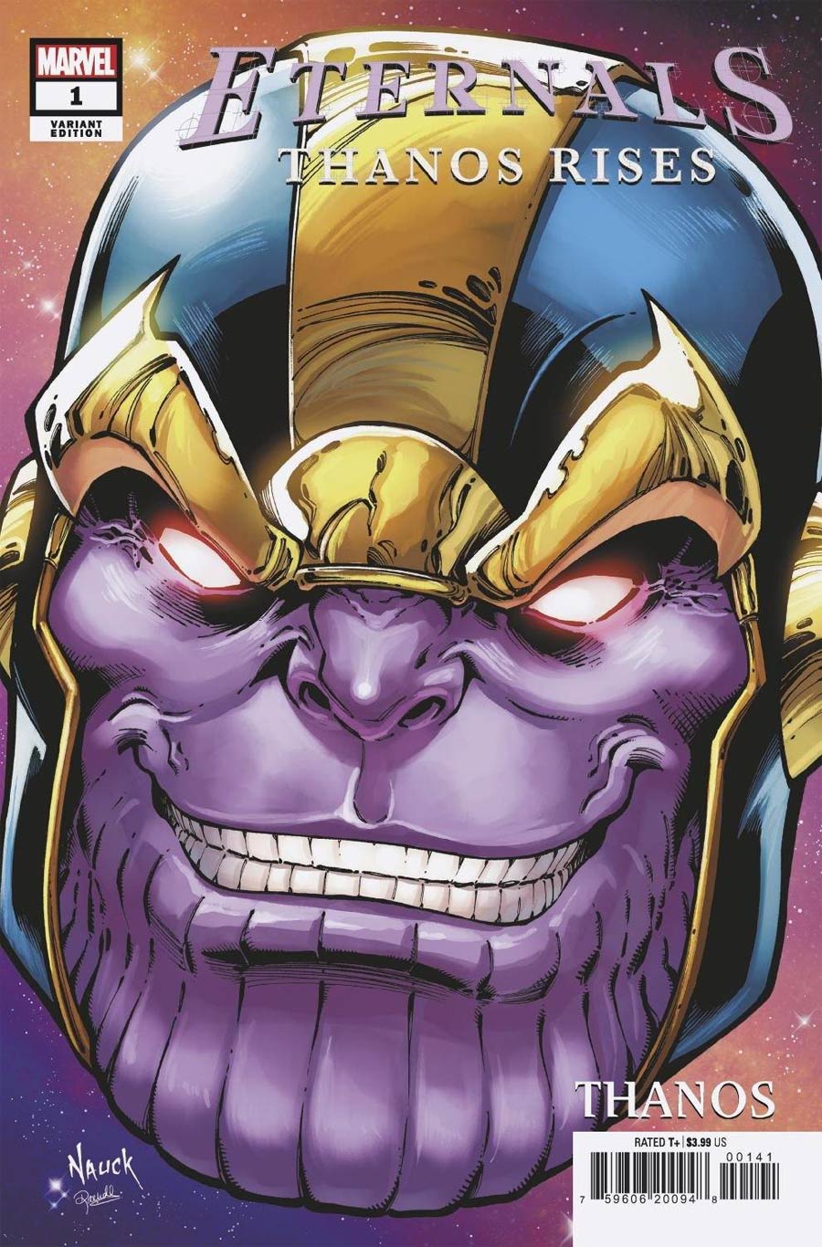 Eternals Thanos Rises #1 (One Shot) Cover D Variant Todd Nauck Headshot Cover