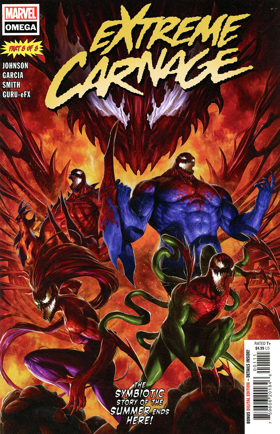 Extreme Carnage Omega #1 (One Shot) Cover A Regular Dave Rapoza Cover