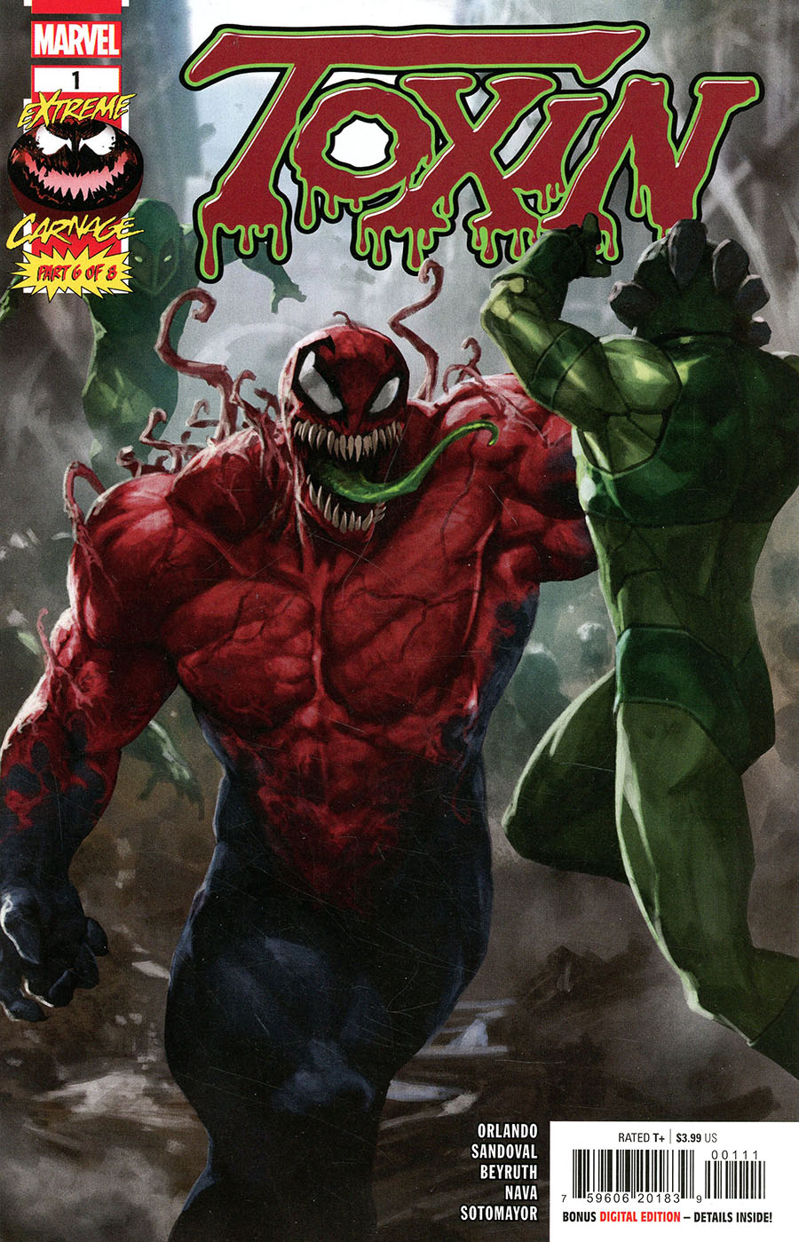 Extreme Carnage Toxin #1 (One Shot) Cover A Regular Skan Cover (Limit 1 Per Customer)