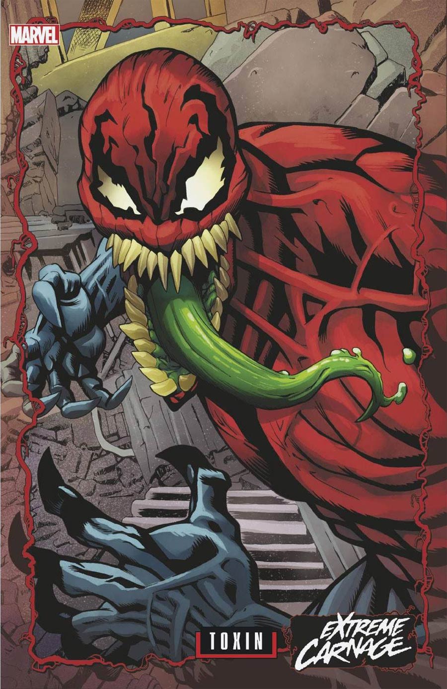 Extreme Carnage Toxin #1 (One Shot) Cover B Variant Jeff Johnson Connecting Cover (Limit 1 Per Customer)