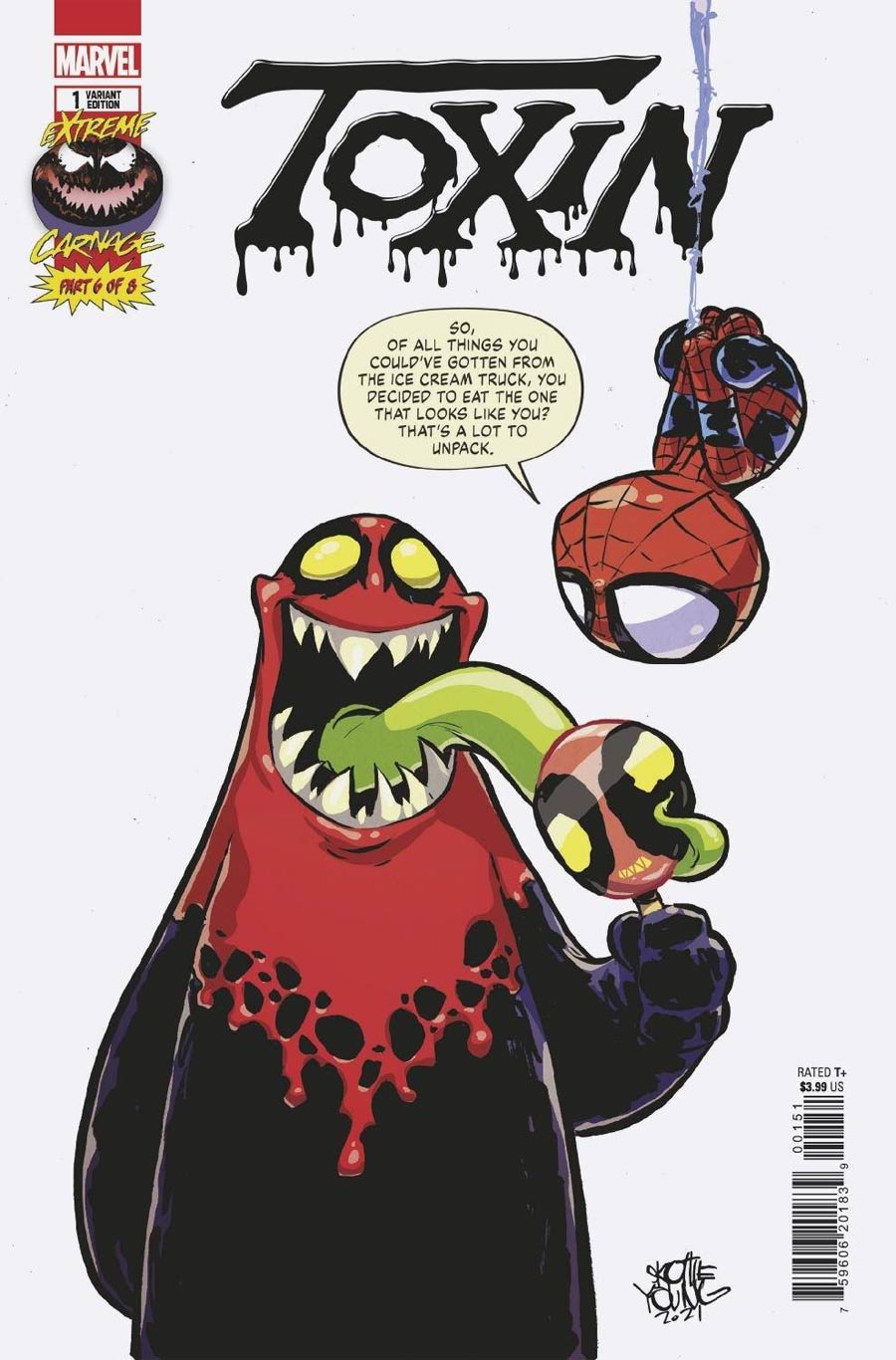Extreme Carnage Toxin #1 (One Shot) Cover C Variant Skottie Young Cover (Limit 1 Per Customer)