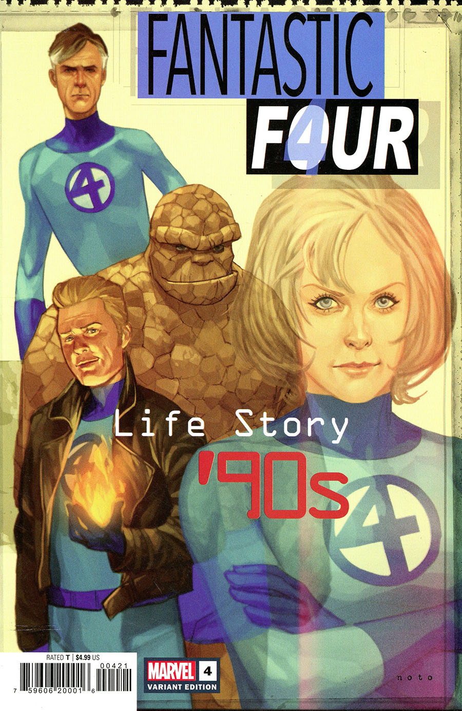 Fantastic Four Life Story #4 Cover B Variant Phil Noto Cover