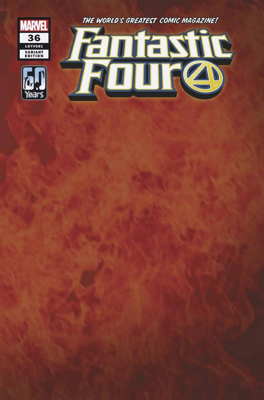 Fantastic Four Vol 6 #36 Cover C Variant Flame Wraparound Cover