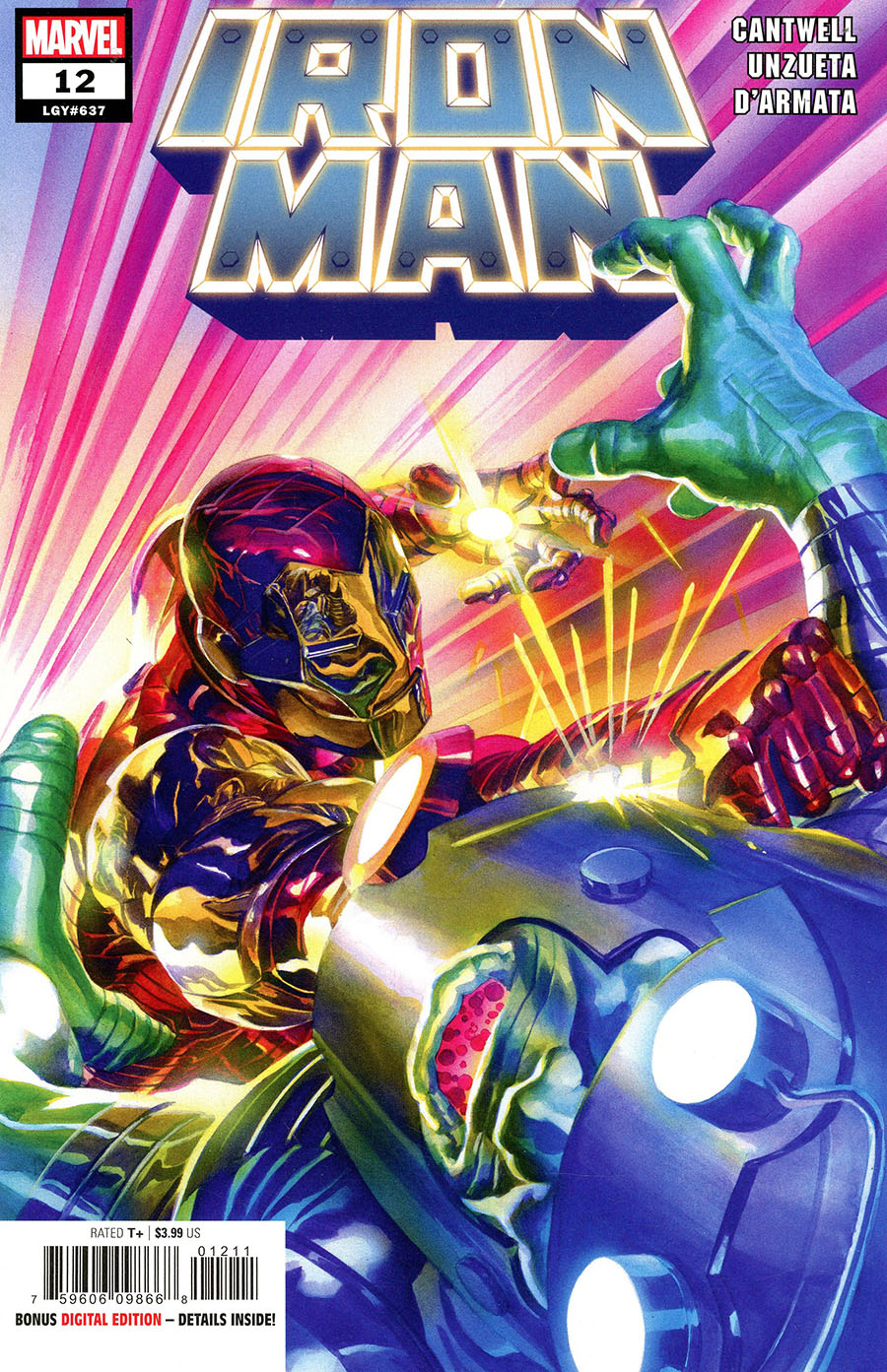 Iron Man Vol 6 #12 Cover A Regular Alex Ross Cover