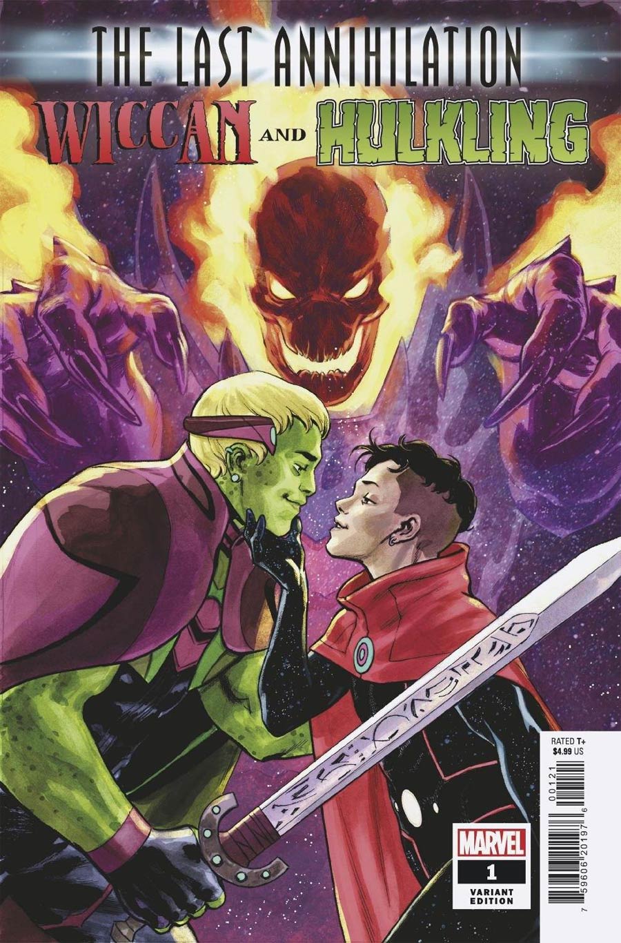 Last Annihilation Wiccan And Hulking #1 (One Shot) Cover B Variant David Lopez Cover