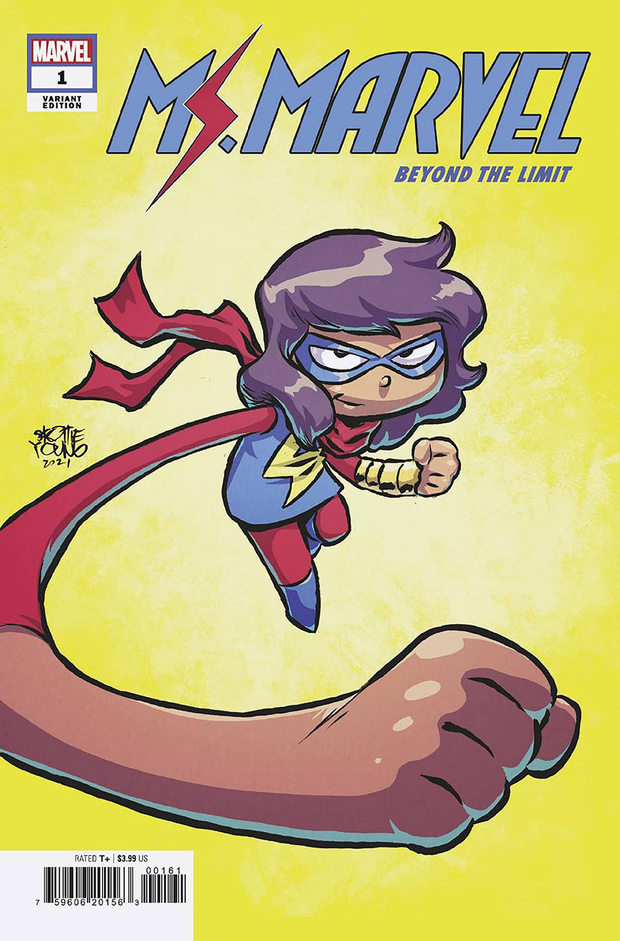 Ms Marvel Beyond The Limit #1 Cover D Variant Skottie Young Cover