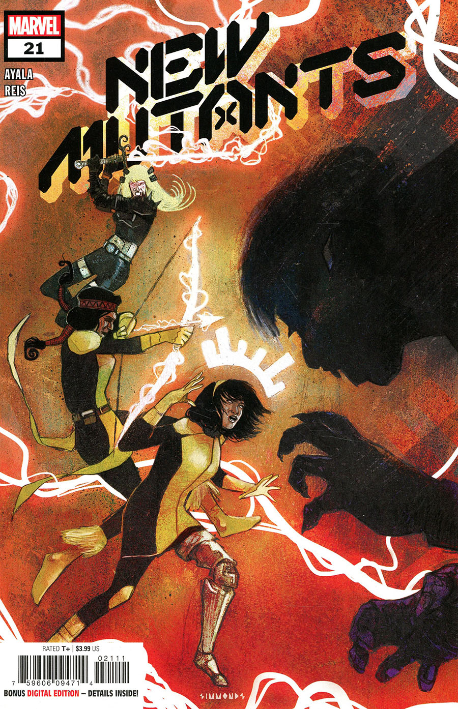 New Mutants Vol 4 #21 Cover A Regular Martin Simmonds Cover