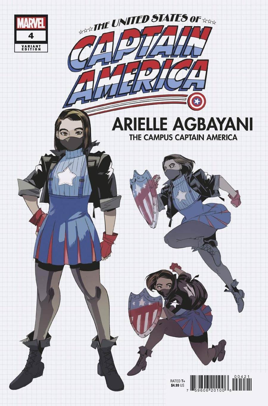 United States Of Captain America #4 Cover B Variant Jodi Nishijima Design Cover