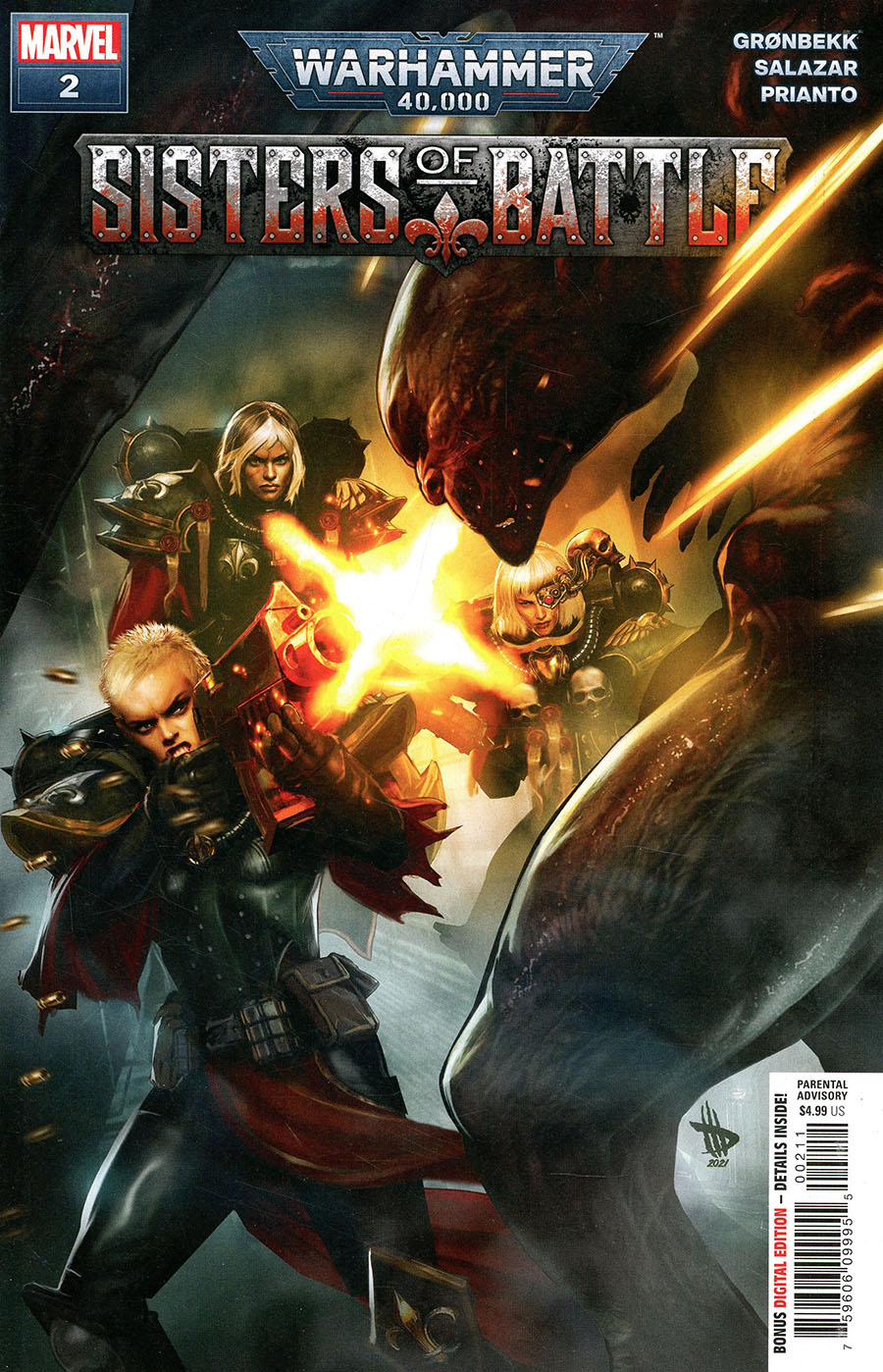 Warhammer 40000 Sisters Of Battle #2 Cover A Regular Dave Wilkins Cover