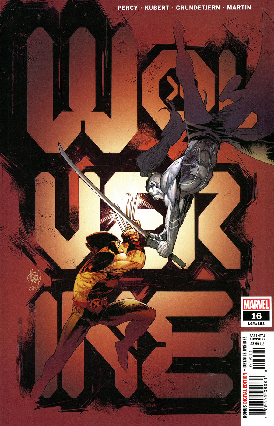 Wolverine Vol 7 #16 Cover A Regular Adam Kubert Cover