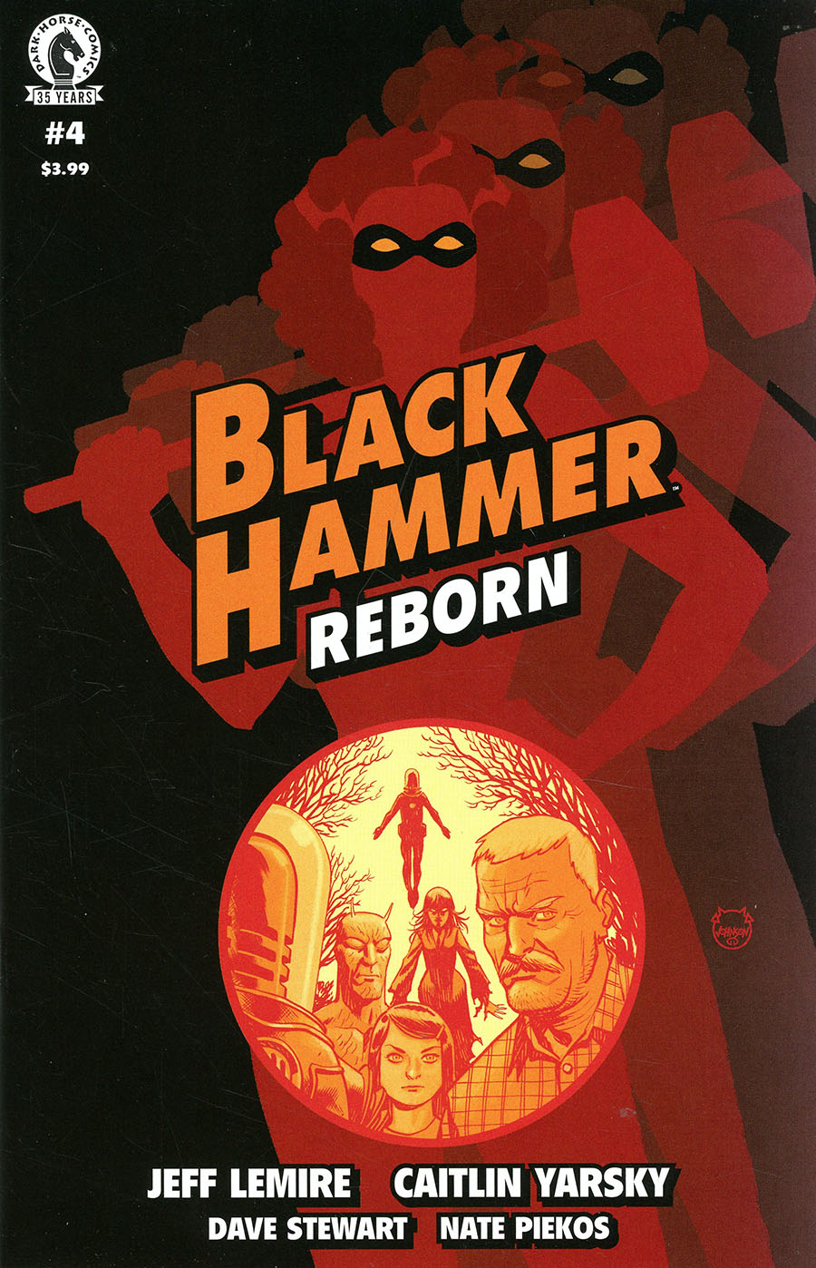 Black Hammer Reborn #4 Cover B Variant Dave Johnson Cover