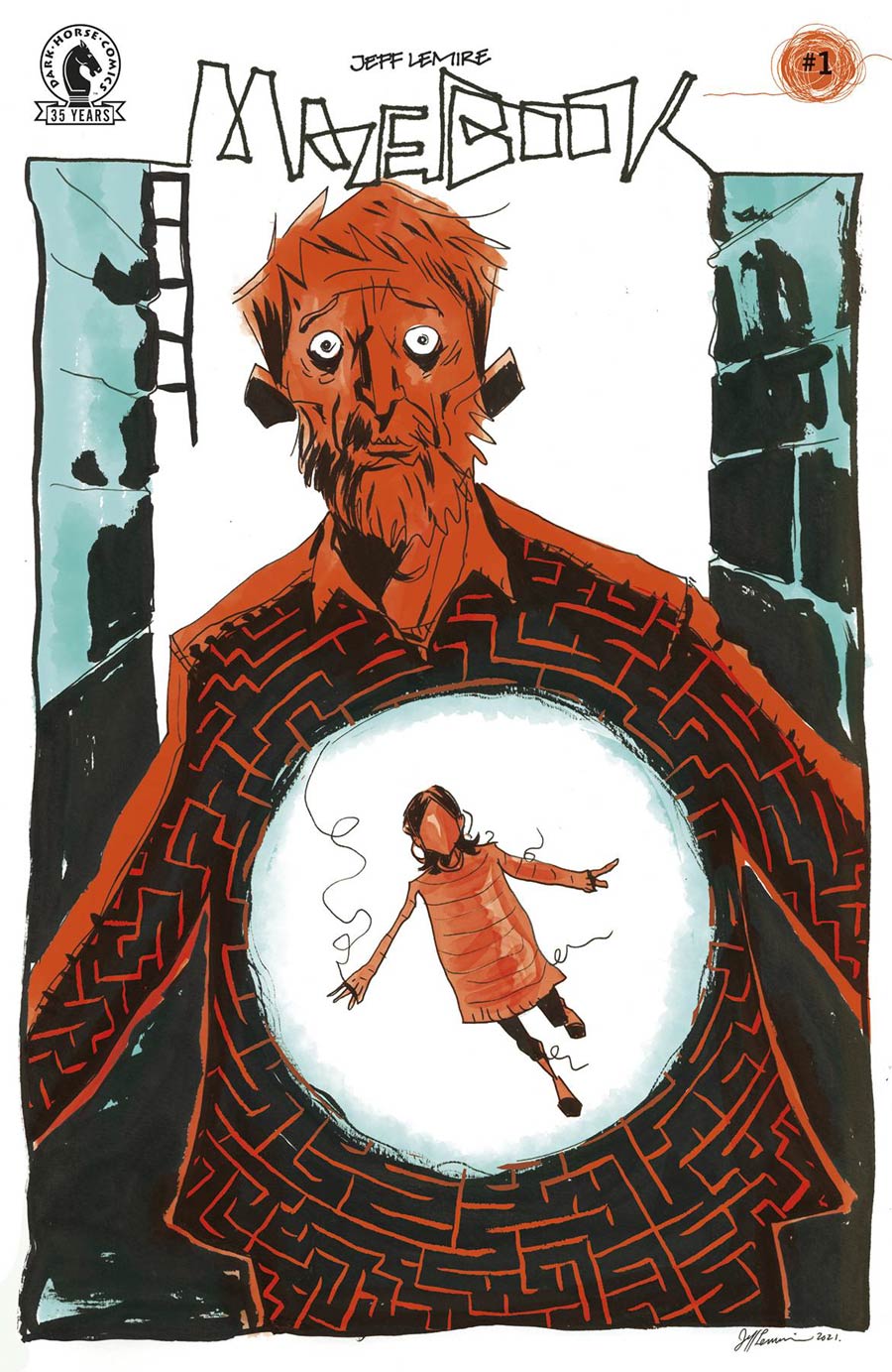 Mazebook #1 Cover A Regular Jeff Lemire Cover